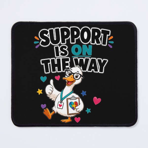Item preview, Support is On The Way Silly Goose Special Education Teacher designed and sold by WeirdlyMild.