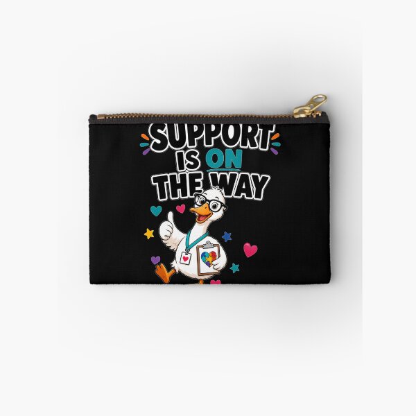 Item preview, Support is On The Way Silly Goose Special Education Teacher designed and sold by WeirdlyMild.