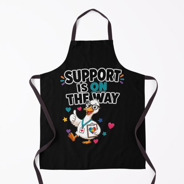 Item preview, Support is On The Way Silly Goose Special Education Teacher designed and sold by WeirdlyMild.