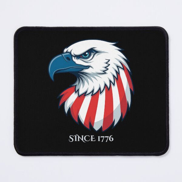 Item preview, American Bald Eagle Patriotic 1776 Vintage USA Flag Design designed and sold by CHANCHANAI.