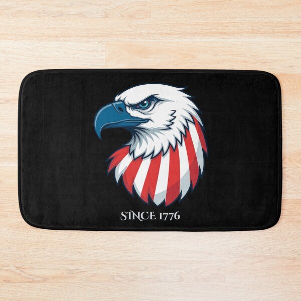 Item preview, American Bald Eagle Patriotic 1776 Vintage USA Flag Design designed and sold by CHANCHANAI.