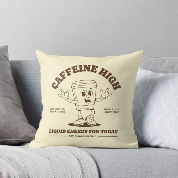 Item preview, Caffeine high Coffee cartoon designed and sold by aspanguji.