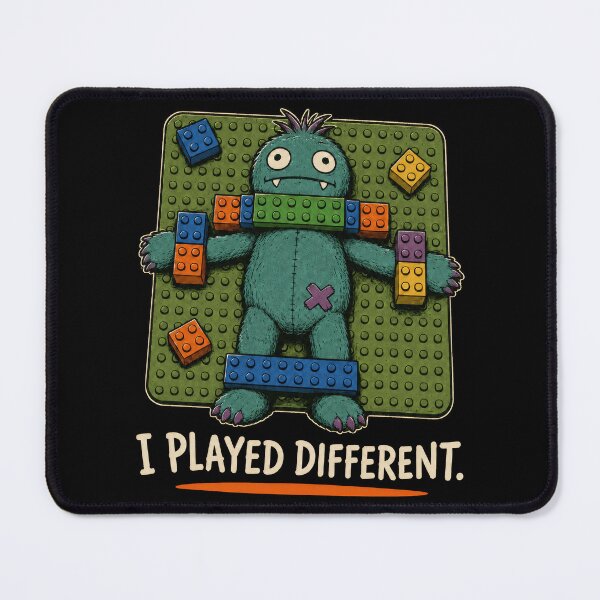 Item preview, I Played Different Childhood Play Funny Building Brick Monster designed and sold by TheTrendsDesk.