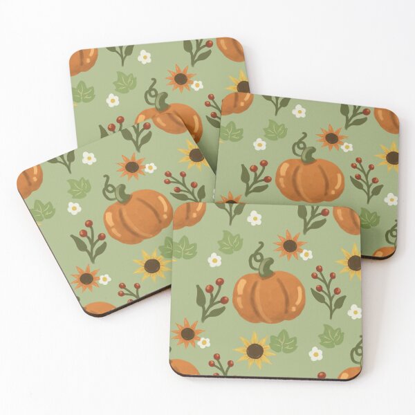 Item preview, Playful Pumpkin Harvest - Cozy Autumn Pumpkin Floral Pattern designed and sold by VenusandMoon.