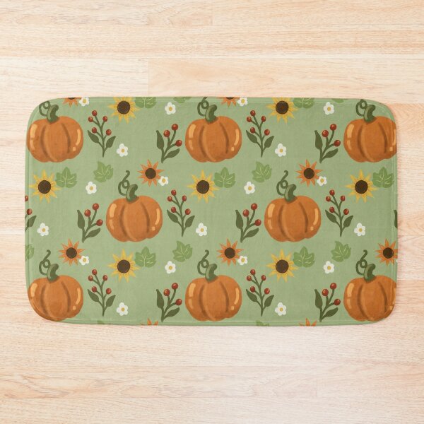 Item preview, Playful Pumpkin Harvest - Cozy Autumn Pumpkin Floral Pattern designed and sold by VenusandMoon.