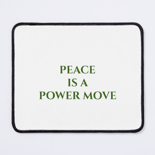 Item preview, Peace Is a Power Move | Minimalist Motivational Typography Quote designed and sold by MagicArtzz.