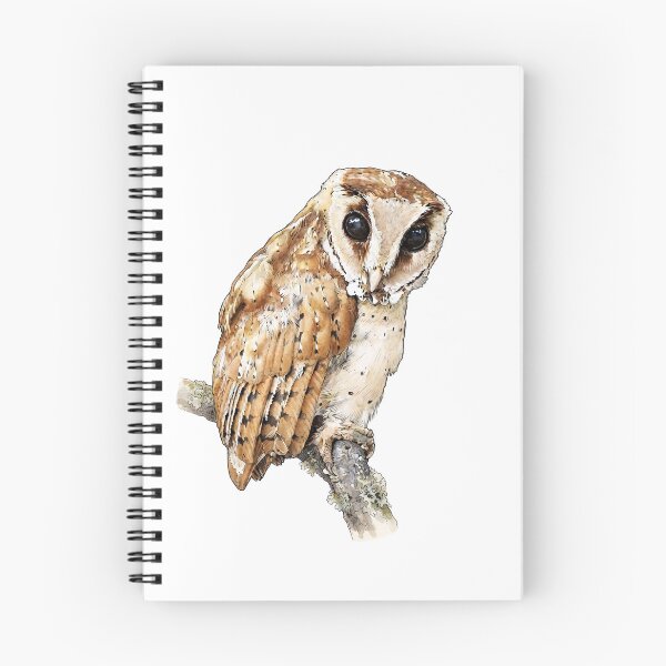 Item preview,  illustration of an Oriental Bay Owl, book-plate   designed and sold by wonderisland.