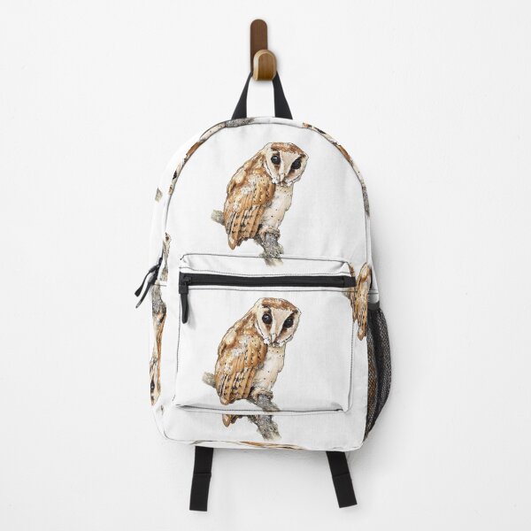 Item preview, illustration of an Oriental Bay Owl, book-plate designed and sold by wonderisland.