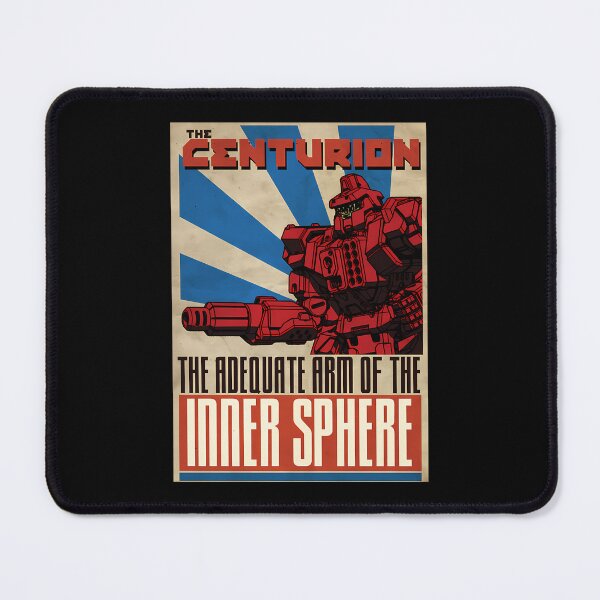 Item preview, Red Combat Mech Robot Poster designed and sold by sunflowerz--.