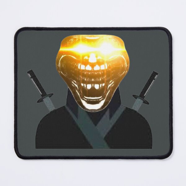 Item preview,  Laser Eyes Gold Troll Face Ninja Samurai Meme Graphic Sticker  designed and sold by zenithdecalco.
