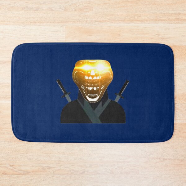 Item preview,  Laser Eyes Gold Troll Face Ninja Samurai Meme Graphic Sticker  designed and sold by zenithdecalco.