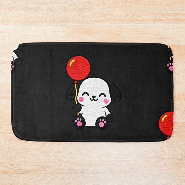 Item preview, Cute Puppy Holding Red Balloon Kawaii Embroidery Patch designed and sold by ColorSplash123.