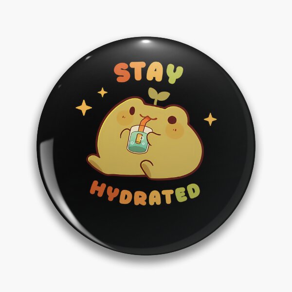 Item preview, Cute Frog Drinking Water designed and sold by sunflowerz--.