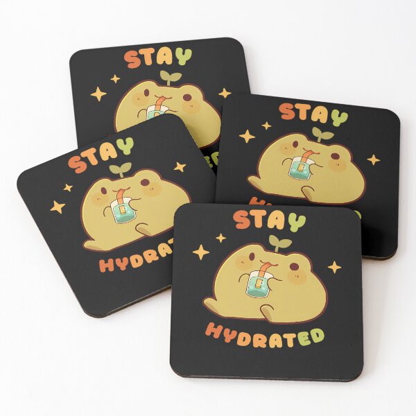 Item preview, Cute Frog Drinking Water designed and sold by sunflowerz--.