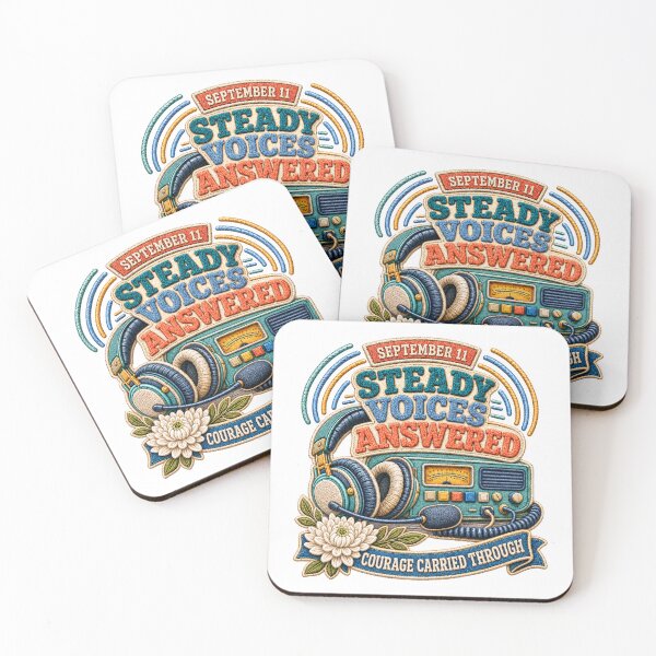 Item preview, September 11 Emergency Dispatcher Tribute – Steady Voices Answered Chenille Patch designed and sold by Jaani-T.