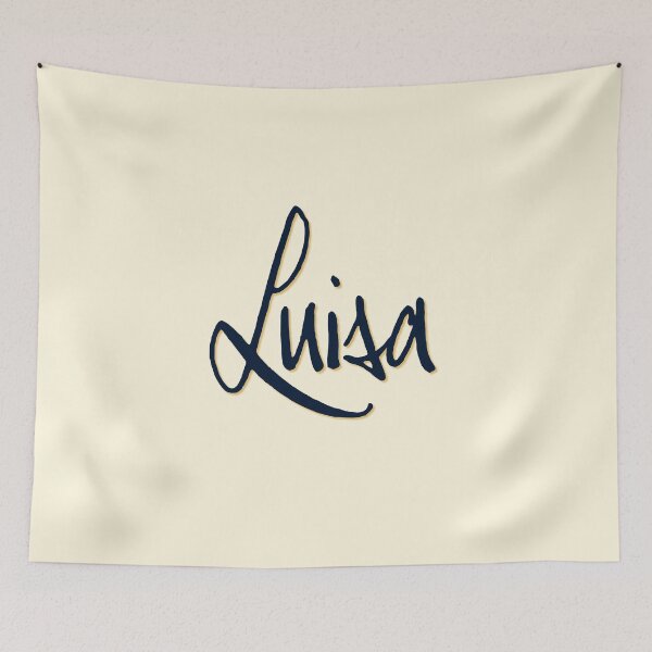 Item preview, LUISA personalized type design designed and sold by CharlottePlaceArt.