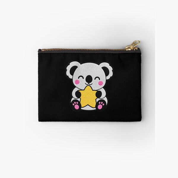 Item preview, Cute Koala Hugging Yellow Star Kawaii Embroidery Patch designed and sold by ColorSplash123.