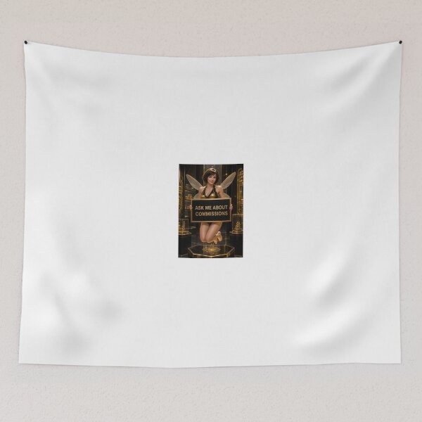 Item preview, Fairy in Golden Attire Holding Sign designed and sold by CathryneDelamort.