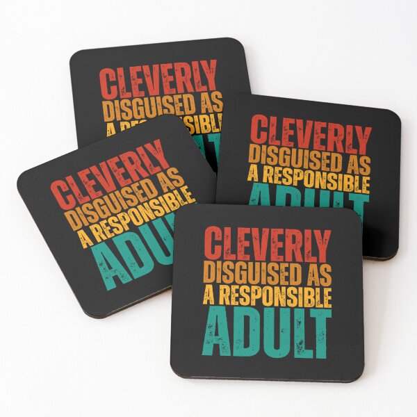 Item preview, Cleverly Disguised As A Responsible Adult designed and sold by Dondonmart.
