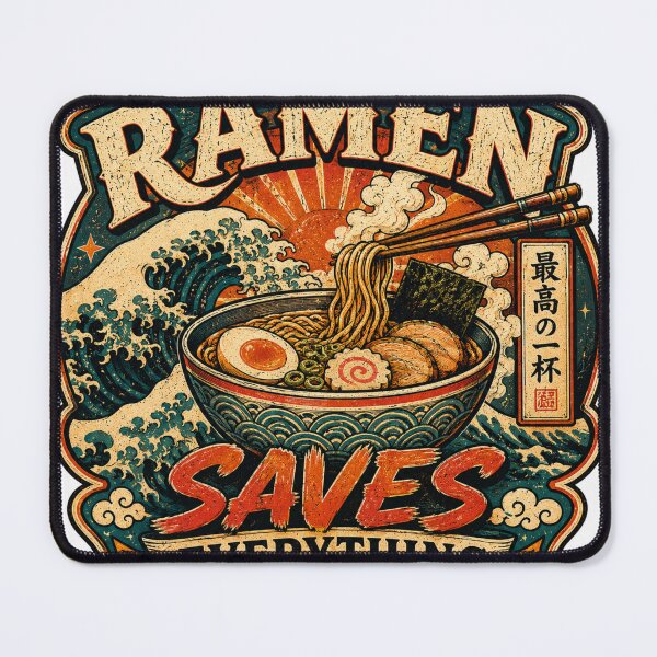 Item preview, Ramen Saves Everything Retro designed and sold by CodePaws Creations.