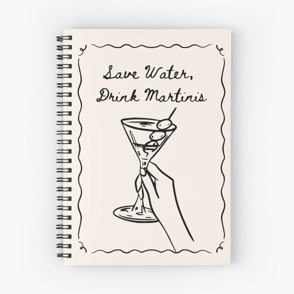 Item preview, Save Water Drink Martinis Art designed and sold by Seillean Daisy Society.