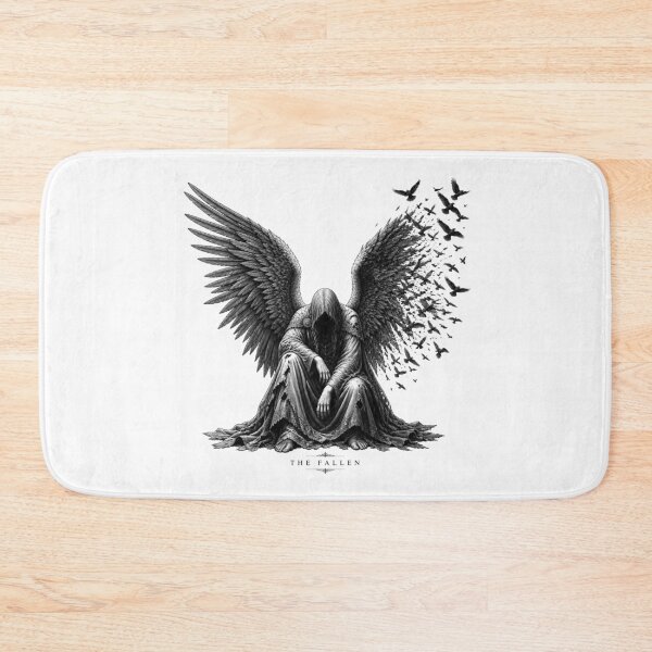 Item preview, The Fallen Angel – Dark Gothic Engraving designed and sold by Cavalier-org.