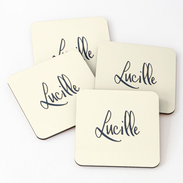 Item preview, LUCILLE personalized type design designed and sold by CharlottePlaceArt.