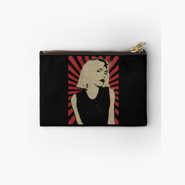 Item preview, Blonde Woman Portrait On Red Sunburst Background designed and sold by kellysdesign.