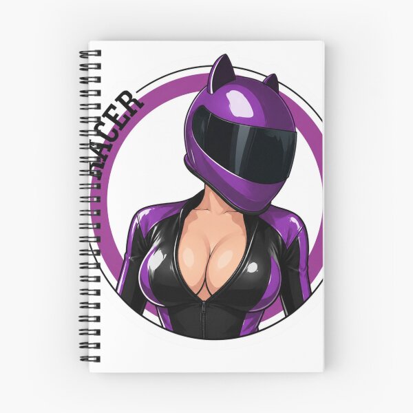 Item preview, Racer Helmet Girl – Purple Street Racer designed and sold by EgoSovereign.