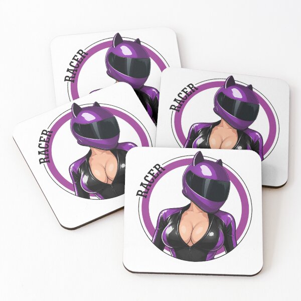 Item preview, Racer Helmet Girl – Purple Street Racer designed and sold by EgoSovereign.