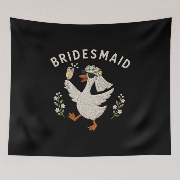 Item preview, Funny Bridesmaid Silly Goose Bachelorette Party, Cute Bridesmaid Gift designed and sold by Quiajia.