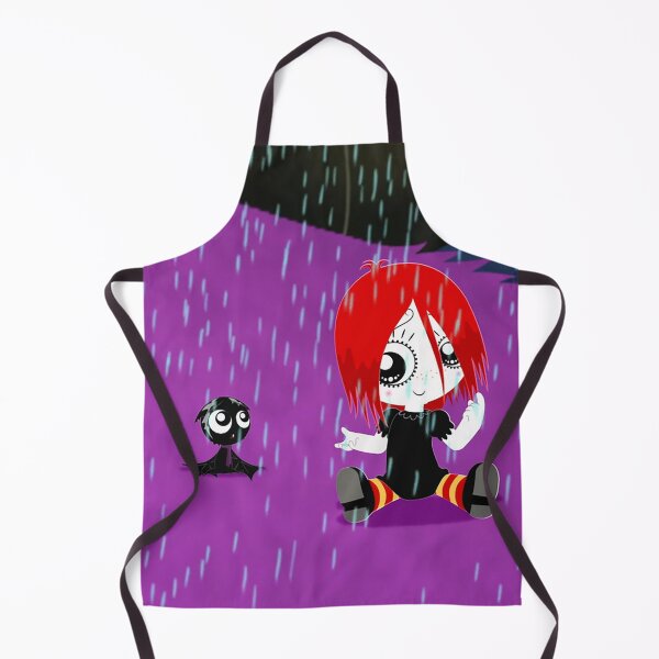 Item preview, Ruby and Scaredy Bat in the Rain designed and sold by QueenAlicorn.