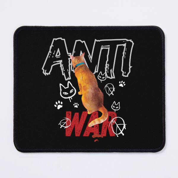 Item preview, Cat Meme Anti War Design4 designed and sold by HappyHavenStu.
