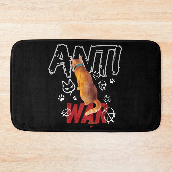 Item preview, Cat Meme Anti War Design4 designed and sold by HappyHavenStu.