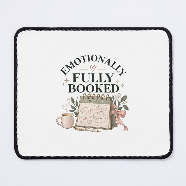 Item preview, Emotionally Fully Booked Funny Therapy Counselling Gift designed and sold by therapyisntsad.