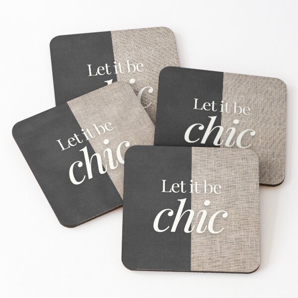 Item preview, Let It Be Chic designed and sold by LifeWithStyle Store.