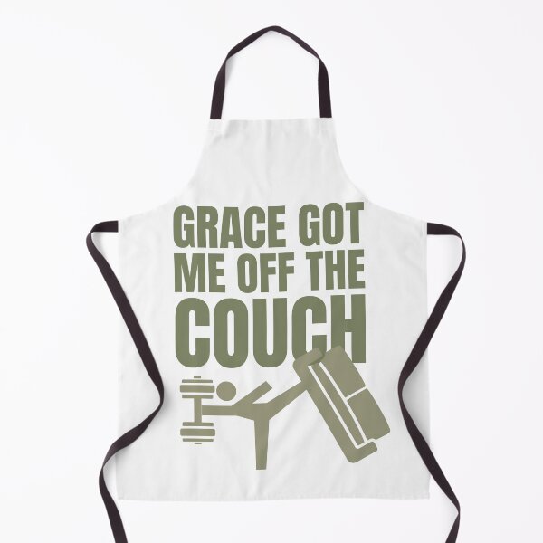 Item preview, Grace Got Me Off The Couch Christian Gym designed and sold by Bezuiden.