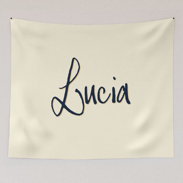 Item preview, LUCIA personalized type design designed and sold by CharlottePlaceArt.
