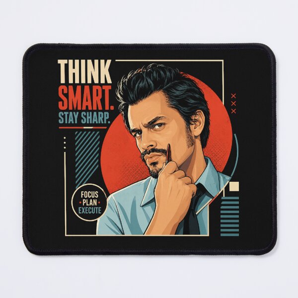 Item preview, Think Smart Stay Sharp designed and sold by LukeMcknightSto.