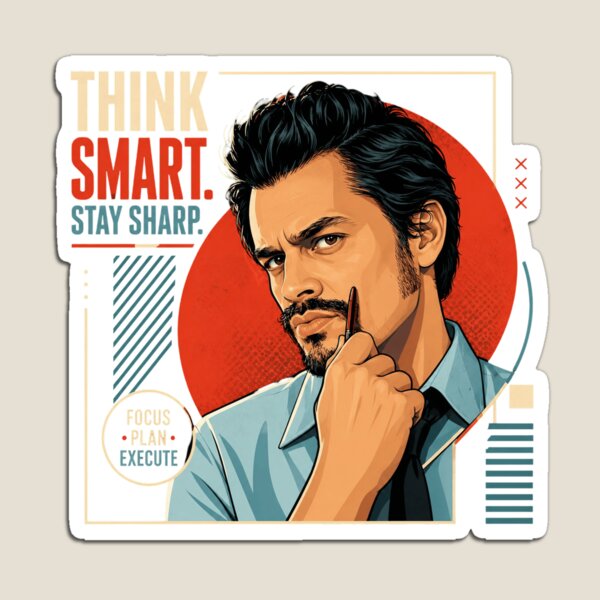 Item preview, Think Smart Stay Sharp designed and sold by LukeMcknightSto.