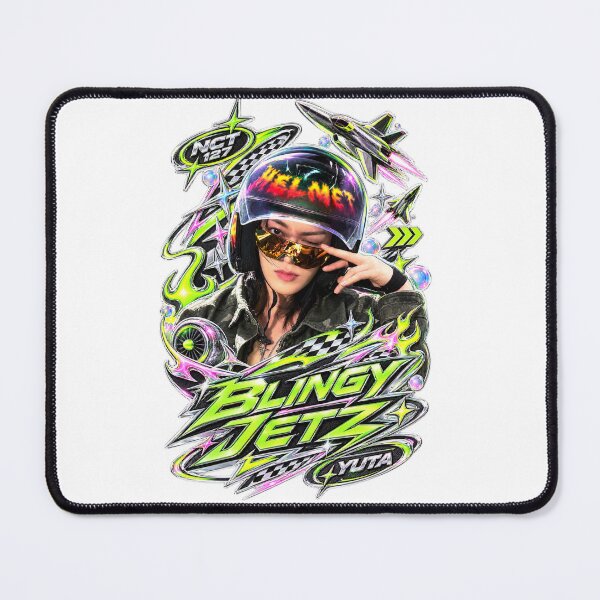 Item preview, Chrome Jet Engine Cabin Yuta NCT 127 Blingy Graphic designed and sold by Valeree Store.