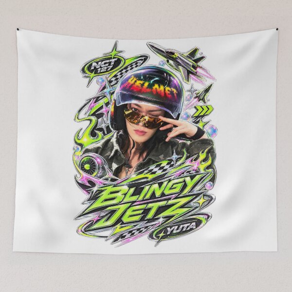 Item preview,  Chrome Jet Engine Cabin Yuta NCT 127 Blingy Graphic designed and sold by Valeree Store.