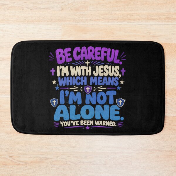 Item preview, Becareful I'm With Jesus I'm Not Alone designed and sold by Parallel Label .