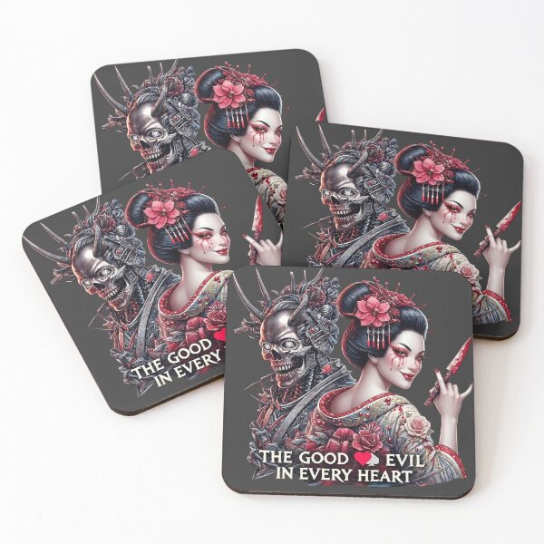 Item preview, Geisha Demon Bloody Dagger Roses designed and sold by Voodoo Store Paranormal Collections.