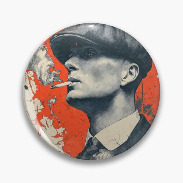 Item preview, Tommy Shelby Smoking Intense Pop Art Portrait designed and sold by Vicky021.