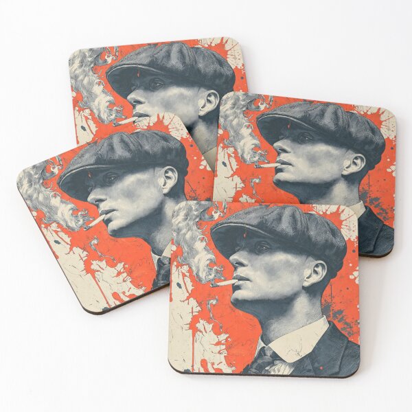 Item preview, Tommy Shelby Smoking Intense Pop Art Portrait designed and sold by Vicky021.