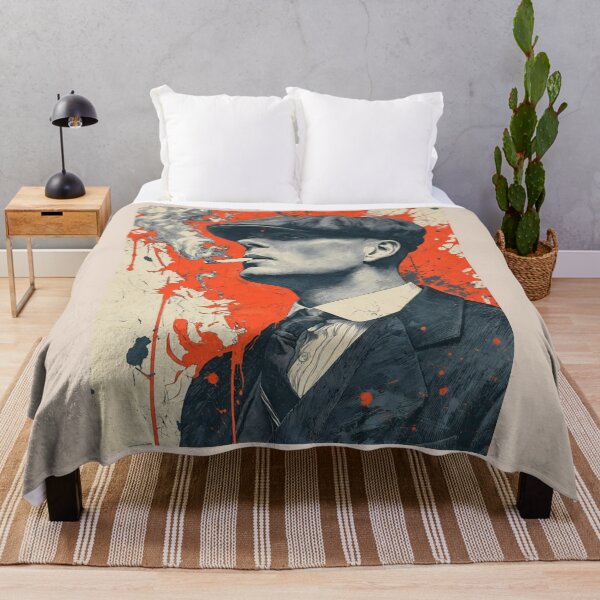 Item preview, Tommy Shelby Smoking Intense Pop Art Portrait designed and sold by Vicky021.