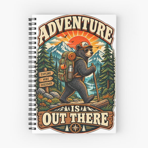 Item preview, Adventure Is Out There Bear designed and sold by CodePaws Creations.