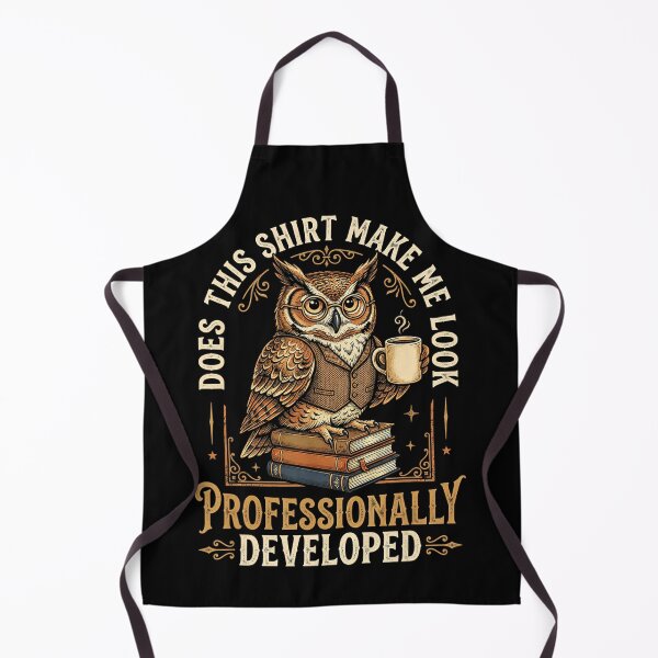 Item preview, Does This Shirt Make Me Look Professionally Developed Teacher Owl designed and sold by VioletNance.