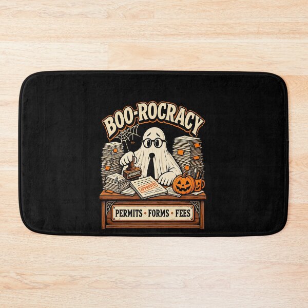 Item preview, Boo Rocracy Approved Ghost Office Bureaucrat designed and sold by elderberry.